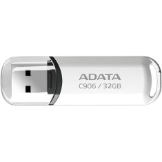 ADATA AC906 32GB USB 2.0, cu capac, plastic alb AC906 32G RWH