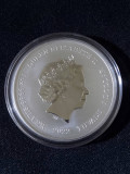 Tuvalu 2022 - 1 dolar - Fantoma - 1 OZ - O monedă de argint, Australia si Oceania