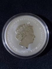 Tuvalu 2022 - 1 dolar - Fantoma - 1 OZ - O moneda de argint foto