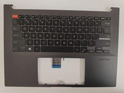 Carcasa superioara cu tastatura palmrest Laptop, Asus, VivoBook Pro 14X X7400P, X7400PA, X7400PC, 90NB0U43-R30US0, 39XJDTAJN70, X7400PC-9G, iluminata, foto