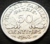 Moneda istorica 50 CENTIMES - FRANTA, anul 1943 * cod 4339 = excelenta, Europa, Aluminiu