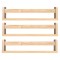 Set 3 rafturi decorative de perete Nature Supplies, 41 x 12 x 10 cm, lemn, natur