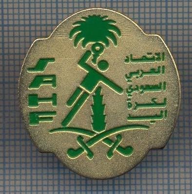 AX 1006 INSIGNA -,,SAHF&amp;quot; FEDERATIA DE HANDBAL A ARABIEI SAUDITE-PT COLECTIONARI foto
