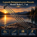 Lansetă Bologneză pentru Pescuit, Model Bolo C, 7 m