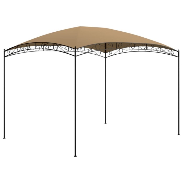 Pavilion, gri taupe, 3x4x2,65 m, 180 g/m&sup2;