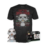 Pop! Star Wars Holiday Stormtrooper Metallic &amp; T Shirt L