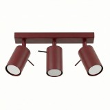 Plafonieră Ring 3 Burgundy