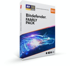 Licenta retail Bitdefender Family Pack - protectie anti-malwarecompleta pentru toata