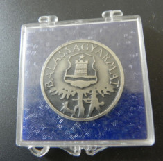 Medalie Balassagyarmat, 32 mm, 1980 - Ungaria, tiraj: 100 bucati foto