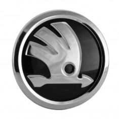 Emblema Skoda, montare pe capota, 80mm foto