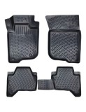 Set covorase auto din cauciuc tip tavita Mitsubishi L200 / Triton IV 2005-2014