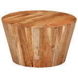 VidaXL Măsuță de cafea, &Oslash;52x30 cm, lemn masiv de acacia