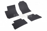 Covorase Cauciuc Dedicate Hyundai Kona (2017-Prezent) Rigum, Margine Protectie 1cm, Negre