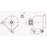 Alternator Dacia Duster, Logan, Logan II, Sandero, Sandero II; Nissan Micra 3, Nv200, Tiida; Renault Clio 2, Clio 3, Grand Scenic 2, 3, Kangoo, Megan
