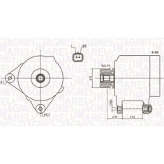 Alternator Dacia Duster, Logan, Logan II, Sandero, Sandero II; Nissan Micra 3, Nv200, Tiida; Renault Clio 2, Clio 3, Grand Scenic 2, 3, Kangoo, Megan