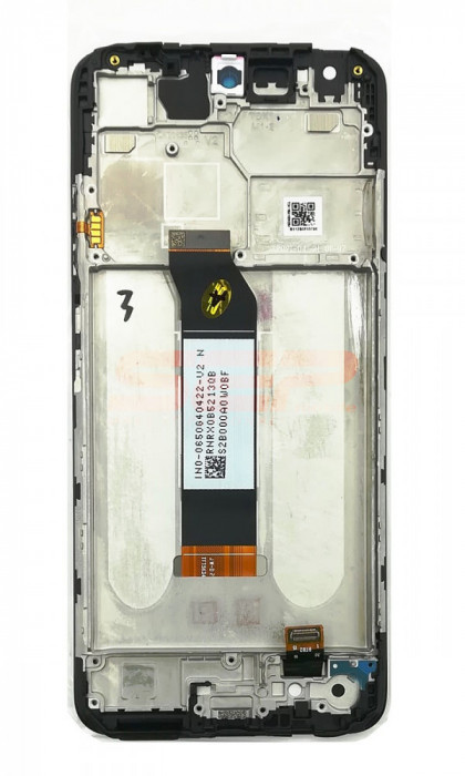 LCD+Touchscreen cu rama Xiaomi Redmi Note 10 5G BLACK Original Service Pack