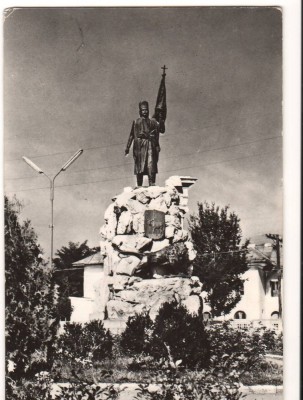 CPI B13540 CARTE POSTALA - TARGU JIU - MONUMENTUL LUI TUDOR VLADIMIRESCU, RPR foto