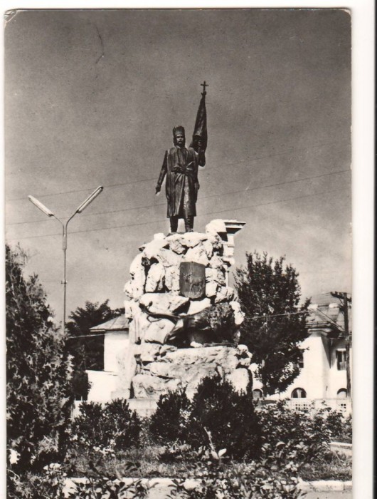 CPI B13540 CARTE POSTALA - TARGU JIU - MONUMENTUL LUI TUDOR VLADIMIRESCU, RPR