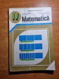 Manual de matematica - pentru clasa a 4-a - din anul 1994