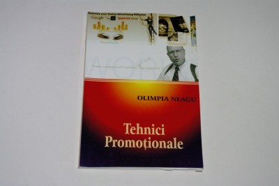 Tehnici promotionale - Olimpia Neagu foto