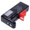Tester digital pentru baterii, afisaj LCD, 11 x 6 x 2,5 cm, negru