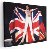 Tablou afis Queen trupa rock 2326 Tablou canvas pe panza CU RAMA 30x40 cm