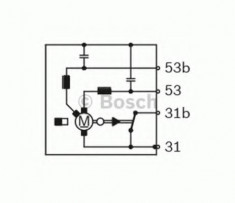 Motor stergatoare CITROEN XSARA PICASSO (N68) (1999 - 2016) BOSCH F 006 B20 050 foto