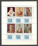 Romania.1971 Expozitia filatelica BALKANFILA:Pictura-coala mica XR.671, Nestampilat