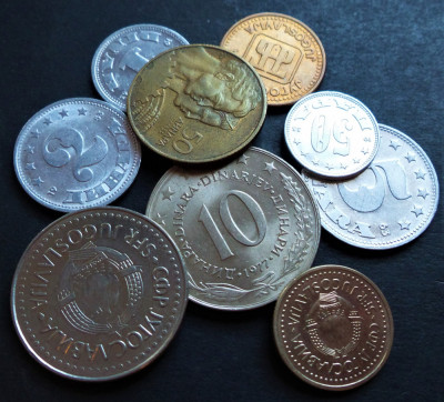 LOT / SET MONEDE YUGOSLAVIA, anii 1953 - 1992 * cod moneda 19 = MAJORITATEA UNC foto