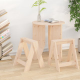 Cumpara ieftin Scaune, 2 buc., 40x40x45 cm, lemn masiv de pin