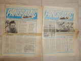 PANORAMIC RADIO-TV, LOT DOUA ZIARE, ANUL 1, NR 33 SI 34/ 1990