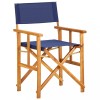 VidaXL Scaun de regizor, albastru, lemn masiv de acacia 45952