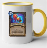 Cana maner galben personalizata HearthStone - BubblingConcoction, INOVATIX&reg;. 330ml