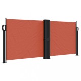 Cumpara ieftin Copertina laterala retractabila, teracota, 100 x 600 cm