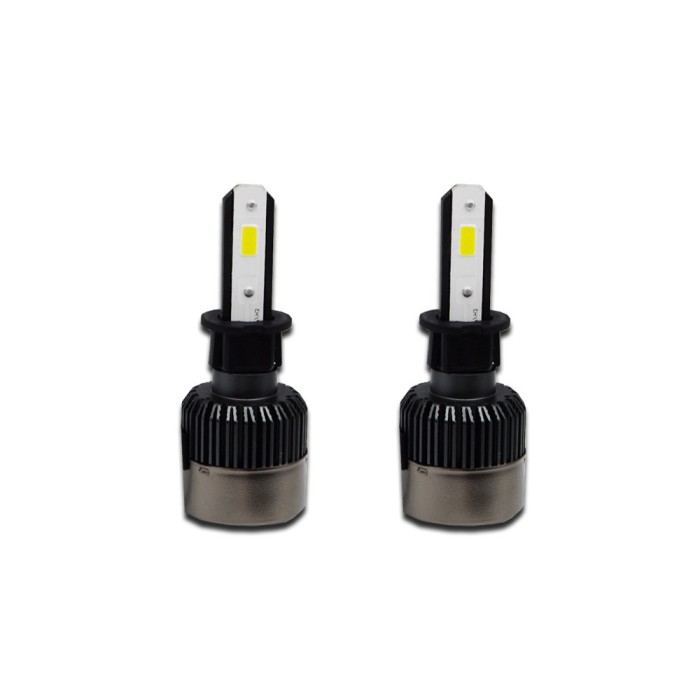 Set 2 becuri LED auto R6, 80W, 4000Lm, 6000k &ndash; Slot H3