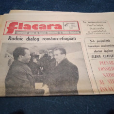 REVISTA FLACARA 20 NOIEMBRIE 1987 DIALOG ROMAN ETIOPIAN