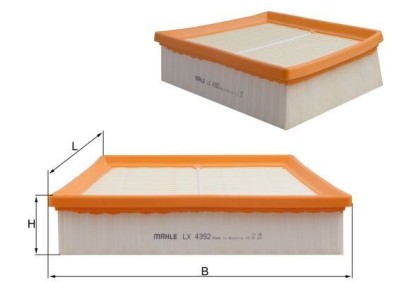 MAHLE LX 4392 Filtru aer foto