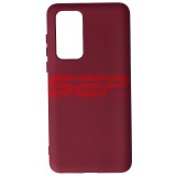 Husa Silicon Burgundy Huawei P40, High Copy - Protectie Premium