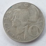 Austria 10 schilling 1969 argint, Europa