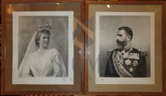 Regele Carol I al Romaniei si Regina Elisabeta, 2 heliogravuri , Paulussen Viena foto