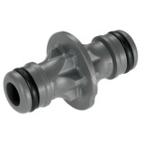 Conector 2 cuple Gardena 00931-50, plastic, 3/4 - 1/2 inch