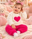 Compleu bebe fetiță 2 piese Welsoft Coccolino (Marime Disponibila: 9-12 luni)