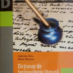 Dictionar de terminologie literara pentru clasele V-X – Gabriela Dinu, Maria Zbarcea