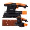 Slefuitor orbital pentru lemn, metal si plastic, cu talpa dreptunghiulara, 450 W, Kraft