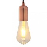 vidaXL Suporturi de lampă 2 buc Roșu Bronz E27