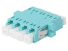 Conector fibră optică cuplă duplex multimod LC