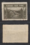 Posta locala Paltinis HOHE RINNE timbre 5 heller din 1910 stampilat