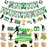 Set de Baloane pentru Petrecere, tematica fotbal footbal fifa , Banner HAPPY BIRTHDAY