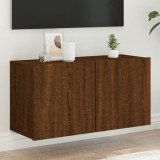 vidaXL Comodă TV de perete, stejar maro, 80x30x41 cm