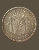 5 pesetas 1871 GP